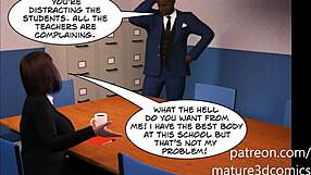 Sexy Big Ass Teacher Rides Principal's Monster Cock Hard