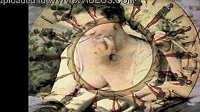 Vintage illustration of retro cartoon antique