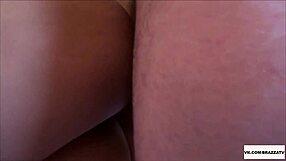 two girls and one boy in homemade anal fun