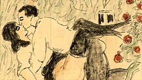 Vintage erotic art showcases classic sensual sketches