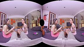 Virtualrealporn experts show off dildos and toys