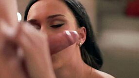 Lover Gives Amateur Blowjob And Swallows Facial