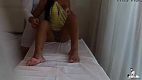 Latina Wife Grabs Therapist's Cock During Tantric Massage