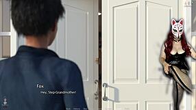 in golden boy 17, the mature mother-in-law flashes her pussy under the skirt