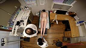 Man, this shy teen Lainey gets spread eagle at Doctor Tampa's clinic!