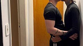 Gay blowjob and gay sex with a big cock