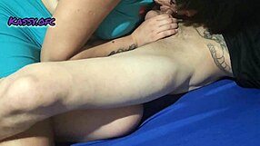 Swallowing Neighbor's Dick With Mouth And Ass!