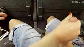 milf gave risky blowjob in travel bus, hope no one saw us, oh gosh!