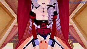 hyakumantenbara salome says intense sex in hentai