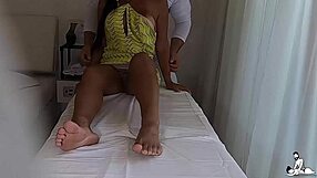 Latina Wife Grabs Therapist's Cock During Tantric Massage
