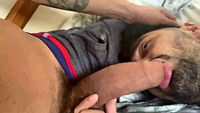 Marcos goiano takes conrado's 25cm cock in bareback ass creampie