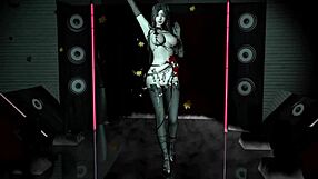 3d cute asian slut in lingerie cheats with big cock