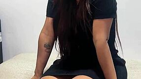 Step-uncle fucks step-niece home alone! Leyne Rodriguez!