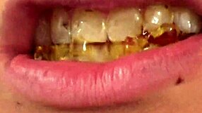 Hey, Wanna See Fifi Foxx Swallow Gummy Bears Close-Up?