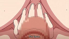 Dojrzała milfka dostaje creampie od potwornego kutasa w anime hentai cz. 3