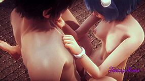 Evangelion Hentai 3D - Rei Ayanami Enjoy With Shinji Ikari Hard Sex - Japanese Manga Anime Porn Cartoon!