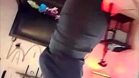 cute nerd masturbates in panties sexting session!