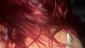 She cums intensely while I thrust my big cock deep inside her pussy hard