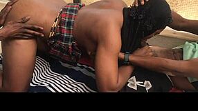 This Chap We Met At The Balcony! My Stubborn Friend Decided We Fuck Her First!