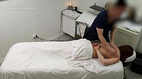 Young Waitress Alice Receives Special Massage from Cougar