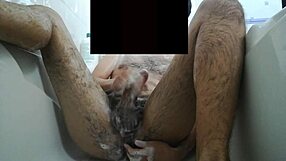 Young Hairy Gay Boy Shower!