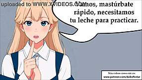 Want to sip your own cum step by step in Spanish?