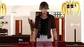 Hentai game with big-boobed MILFs and monster cocks