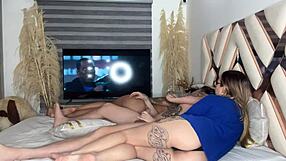 My Best Friend Sucks My Boyfriend's Dick While We Watch a Movie