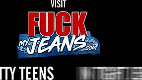 Chubby Redhead in Jeans Takes Monster Cock Deep in Her Fat Ass