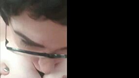 dildo sucking leads to intense cock fucking in controlled sexting session