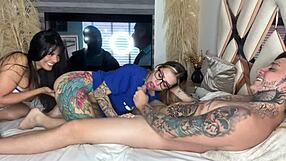 My Best Friend Sucks My Boyfriend's Dick While We Watch a Movie