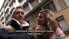 Public Agent Worldclass Wifey Fucks A Stranger While Her Husband Waits Outside. Detailed Hotel Doggystyle Action.