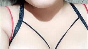 chubby babe flashes and seduces stepbrother