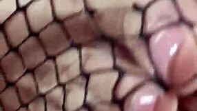 foot fetish couple fucks deliciously, cumming on her socked feet with piercing