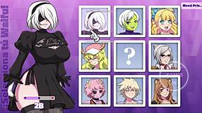 Waifu Hub 2B Gets Naked in Anime Hentai Game!