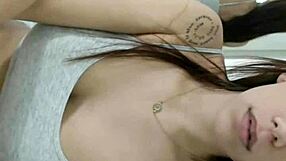 Latina Prostitute Uses Dildo