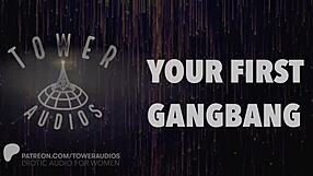 Dirty gangbang audio with filthy talk for women