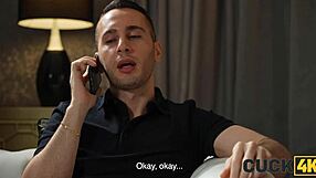 cuckold watches ebony group with his wife?