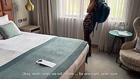 Stepmother And Son Share A Bed In A Hotel!