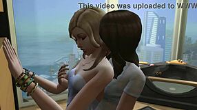 Horny blonde pretends innocence, but gets her shaved pussy fucked?