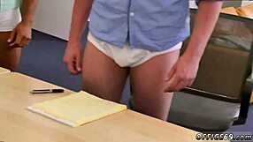 Nude black boy engages in gay sex with handsome man in underwear