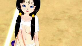 Videl Thanks For Flying Lesson Dragon Ball Z