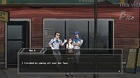 cute lady has sex in dcity fantasy erotic hentai game 😍