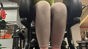 crazy gym session turned wild in public