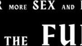 Lesbian step-sis curious about cock, Vanna Bardot explores.