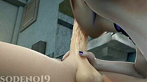 Kieroutunut anime-lellukka saa creampien tiukkaan perseeseen