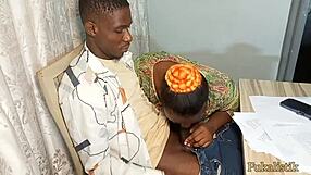 My client's big boobs wife seduced me in the office 😏