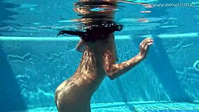 yo, check out jessica lincoln, tatted russian teen, naked by the pool.