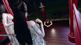 Hey, check this Chinese beauty with a thin old man in full vid