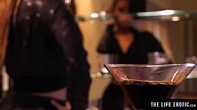 Beauty In Leather Thrusts Fingers Into Her Soaking Wet Pussy